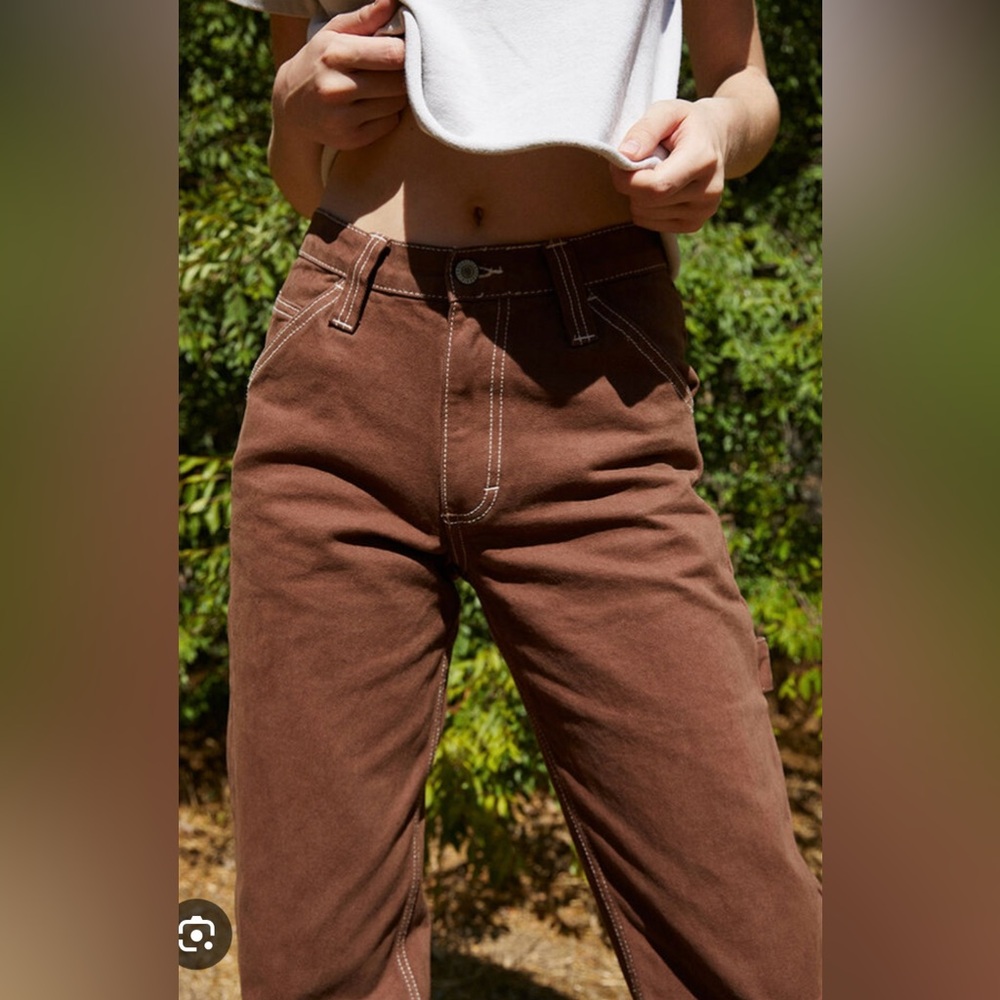 Brandy Melville/J Galt-Brown Carpenter Utility Cargo Pants